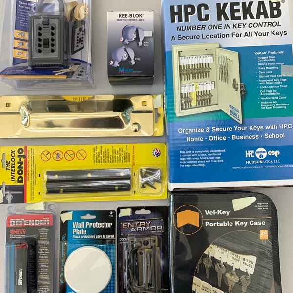 various lock and key accessories
